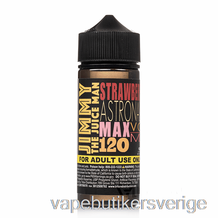 Vape Sverige Jordgubbsastronaut - Jimmy The Juiceman - 120ml 6mg